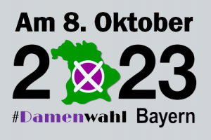 Meme des AK "Damenwahl" zu den Landtagswahlen in Hessen und Bayern