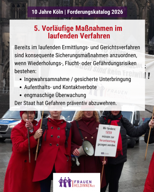 Vorläufige Maßnahmen in laufenden Verfahren