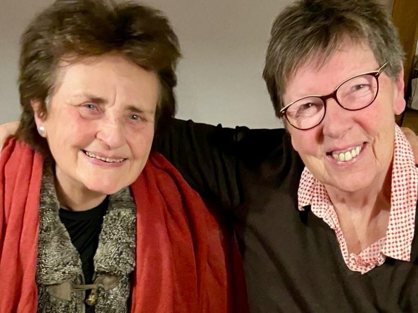 Gabriele Meixner mit Monika Menlge, Foto: Claudia Meyer