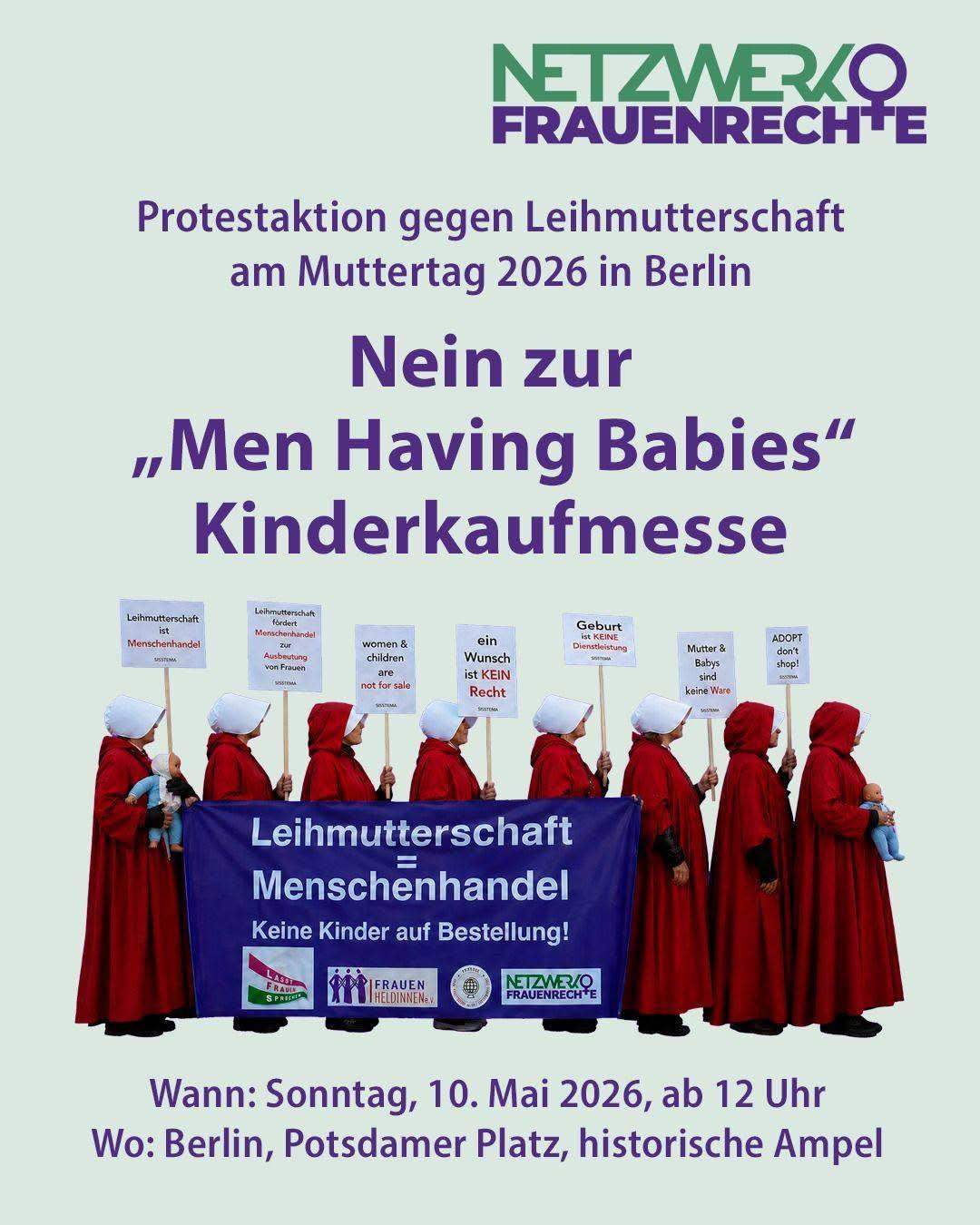 Nein zur Men having Babies in Berlin